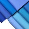 8Pcs Cotton Fabric Fat Quarters – 18" x 22" Blue Solid Color Bundle, 100% Cotton Quilting Fabric Set for Sewing, Patchwork, DIY Crafts & Home Textile Projects